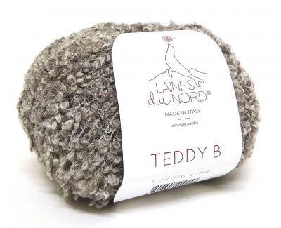 Пряжа Laines Du Nord Teddy B (005) Состав: 75% альпака,10% шерсть ламы, 15% полиэстер 50г/120м